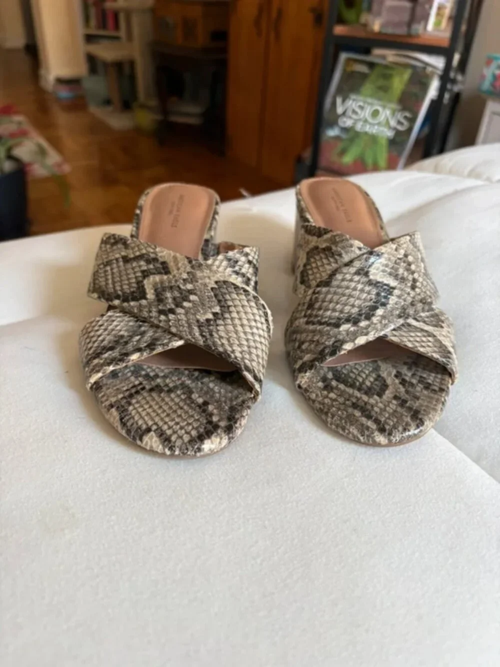 American Eagle Snakeskin Heels